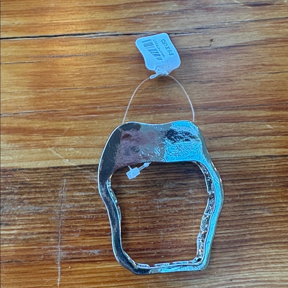FREE PEOPLE Hard Core Flat Claw Clip Silver hair accessories new gift stocking - Picture 7 of 7